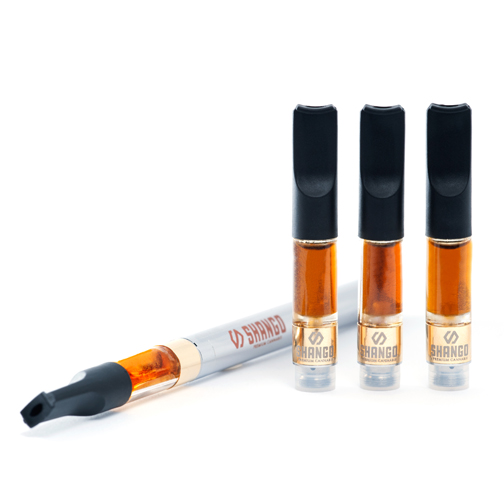 Shango announces its latest innovation in cannabis: Shango Vaping Products and accessories featuring its exclusive private reserve BHO Bud Run Cartridges
